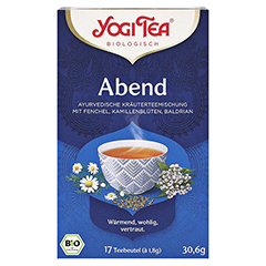 YOGI TEA Abend Tee Bio Filterbeutel 17x1.8 Gramm - Vorderseite