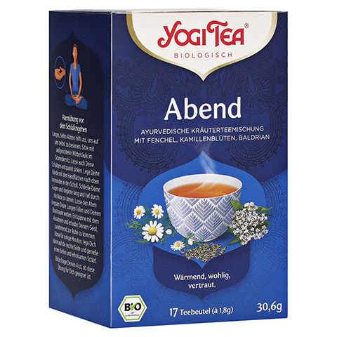 YOGI TEA Abend Tee Bio Filterbeutel 17x1.8 Gramm