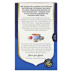 YOGI TEA Abend Tee Bio Filterbeutel 17x1.8 Gramm - Rückseite