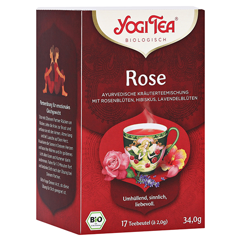 YOGI TEA Rose Bio Filterbeutel 17x2 Gramm