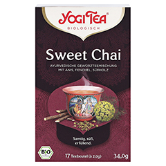 YOGI TEA Sweet Chai Bio Filterbeutel 17x2.0 Gramm - Vorderseite