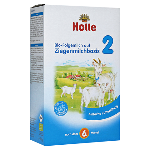 HOLLE Bio Folgemilch 2 auf Ziegenmilchbasis Pulver 400 Gramm