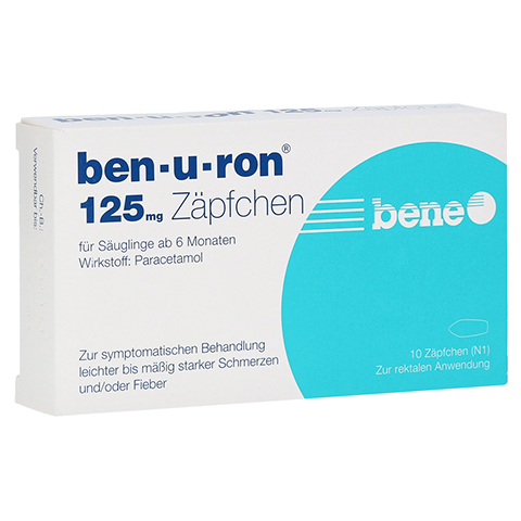 Ben-u-ron 125mg 10 Stück N1