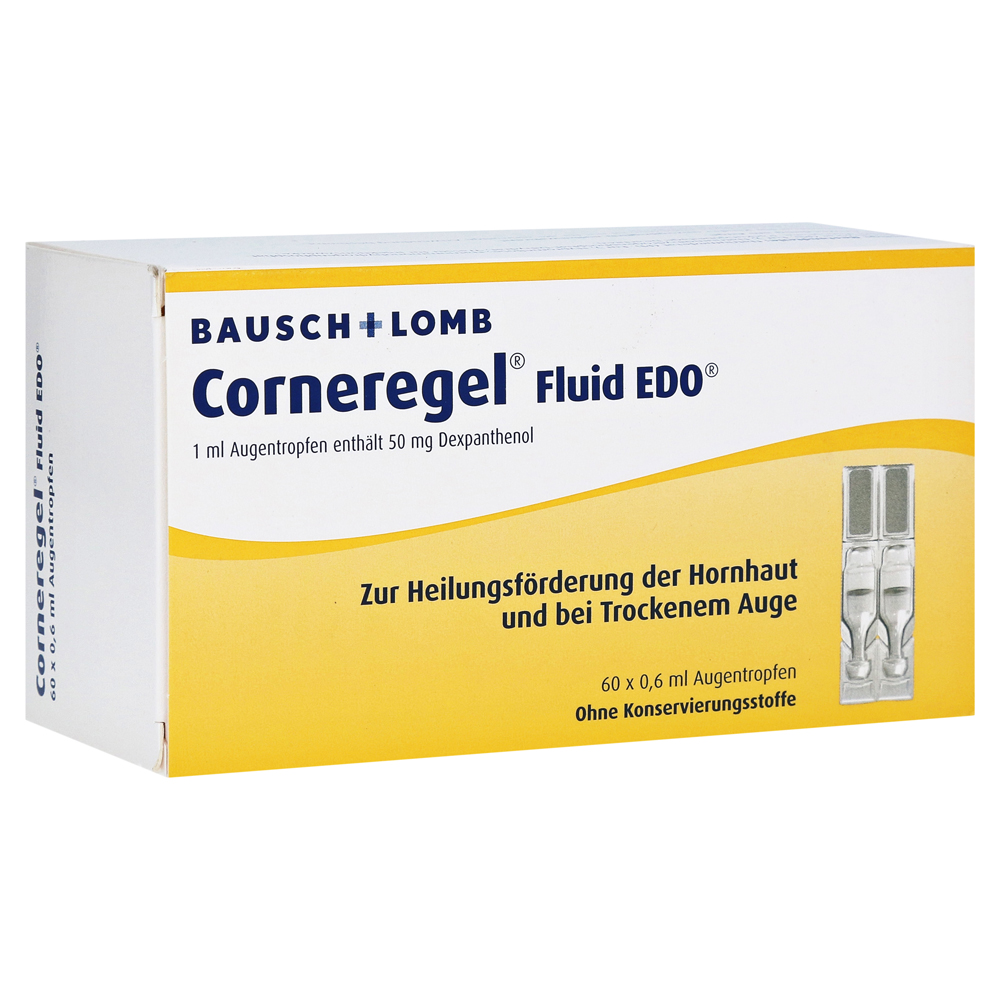 Corneregel Fluid EDO unterstützt die Wundheilung am Auge Augentropfen 60x0.6 Milliliter