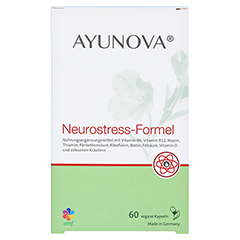 AYUNOVA Neurostress-Formel Kapseln 60 Stck - Vorderseite