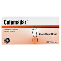CEFAMADAR Tabletten 100 Stück - Vorderseite