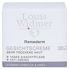 Louis Widmer Remederm Gesichtscreme (unparfümiert) 50 Milliliter - Vorderseite