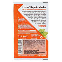 Luvos Heilerde Repair Maske Naturkosmetik 2x7.5 Milliliter - Rckseite