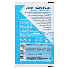 Luvos Heilerde Hydro Maske Naturkosmetik 2x7.5 Milliliter - Rückseite