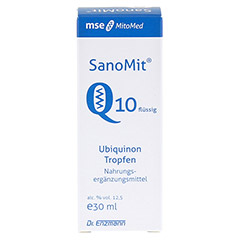 SANOMIT Q10 flüssig 30 Milliliter - Vorderseite