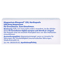 Magnesium-Diasporal 150 50 Stck N2 - Rckseite