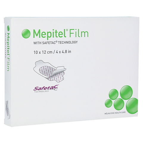MEPITEL Film Folienverband 10x12 cm 10 Stück