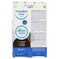 FRESUBIN ENERGY DRINK Schokolade Trinkflasche 4x200 Milliliter - Vorderseite