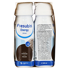FRESUBIN ENERGY DRINK Schokolade Trinkflasche 4x200 Milliliter - Linke Seite