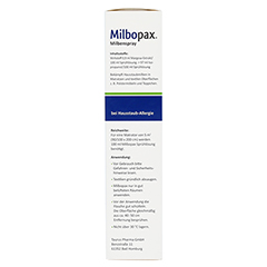 Milbopax Milbenspray Sprhlsung 250 Milliliter - Linke Seite