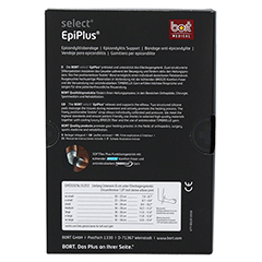 BORT Select EpiPlus Ellenbogenbandage M schwarz 1 Stck - Rckseite
