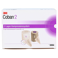 COBAN 2 Lagen FK Kompressionssystem 1 Packung - Rckseite