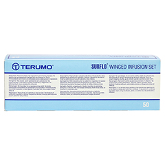 SURFLO Perfusionsbesteck 23 G 30 cm blau 50 Stck - Rckseite