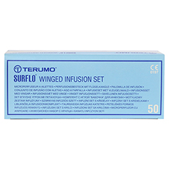 SURFLO Perfusionsbesteck 23 G 30 cm blau 50 Stck - Oberseite