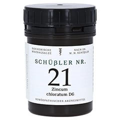 SCHSSLER NR.21 Zincum chloratum D 6 Tabletten