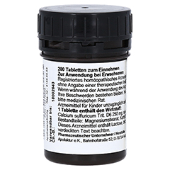 SCHSSLER NR.12 Calcium sulfuricum D 6 Tabletten 200 Stck - Rckseite