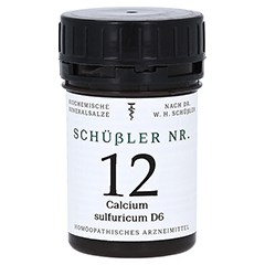 SCHSSLER NR.12 Calcium sulfuricum D 6 Tabletten