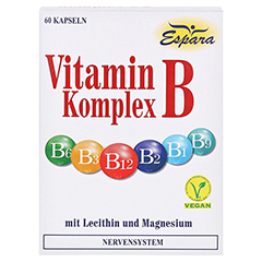Vitamin B Komplex Kapseln 60 Stück - Vorderseite