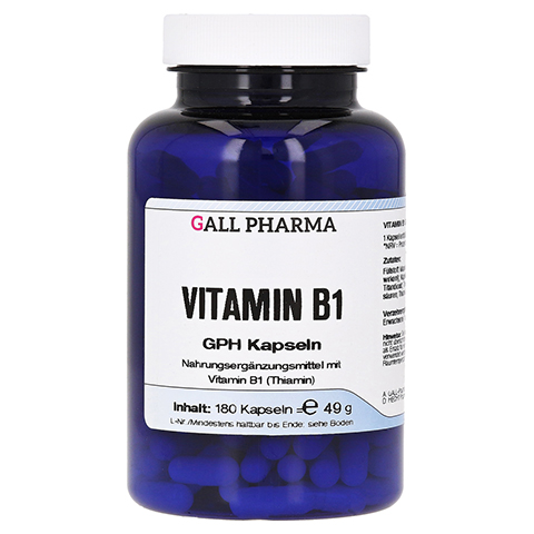 VITAMIN B1 GPH 1,4 mg Kapseln 180 Stück