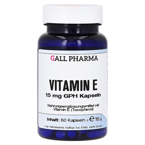VITAMIN E 15 mg GPH Kapseln 60 Stck