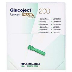 GLUCOJECT Lancets 200 Stck - Vorderseite