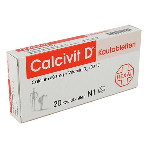 Calcivit D 600mg/400 I.E. 20 Stück N1