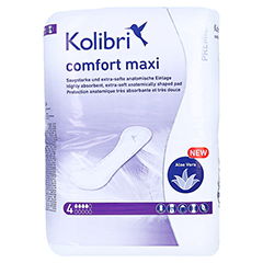 KOLIBRI comfort premium Einlagen maxi 28 Stück - Vorderseite