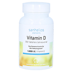 SANHELIOS Vitamin D 1.000 I.E. Tabletten 365 Stück