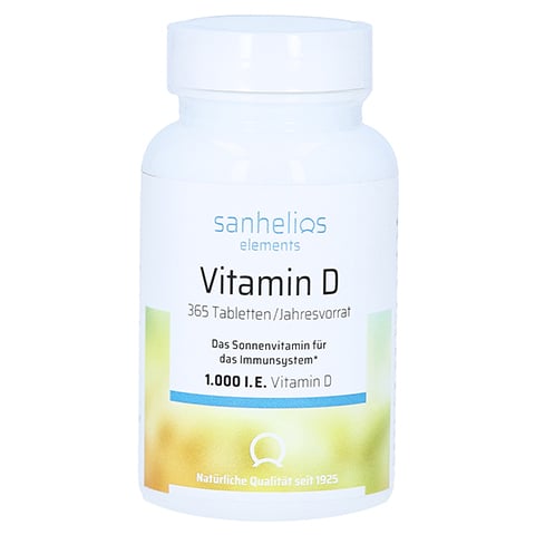 SANHELIOS Vitamin D 1.000 I.E. Tabletten 365 Stück