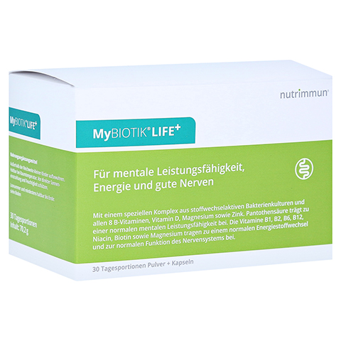 MYBIOTIK LIFE+ Kombipackung 30x1,5 g Plv.+60 Kaps. 1 Stück