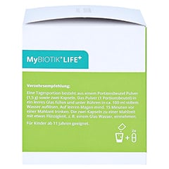 MYBIOTIK LIFE+ Kombipackung 30x1,5 g Plv.+60 Kaps. 1 Stück - Rechte Seite