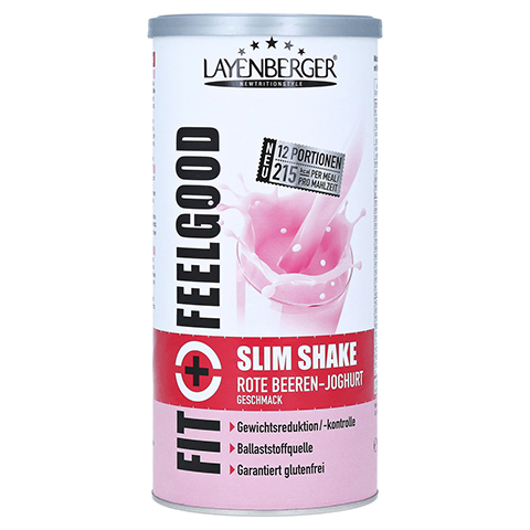 FIT+FEELGOOD Slim Shake rote Beeren-Joghurt Pulver 396 Gramm