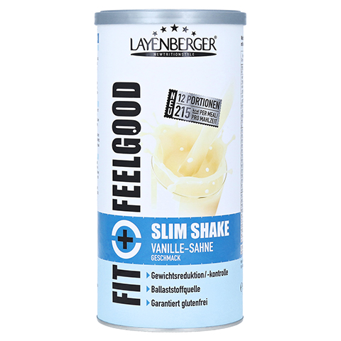 FIT+FEELGOOD Slim Shake Vanille-Sahne Pulver 396 Gramm