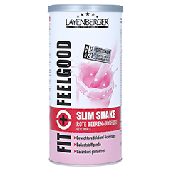 FIT+FEELGOOD Slim Shake rote Beeren-Joghurt Pulver 396 Gramm
