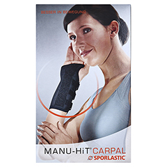 MANU-HIT CARPAL Orthese links Gr.S haut 07233 1 Stck - Vorderseite