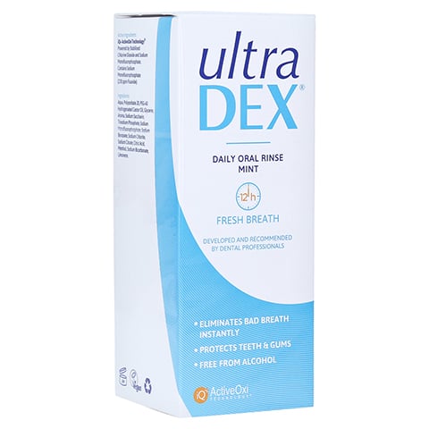 ULTRADEX Mundspülung antibakteriell mint 250 Milliliter