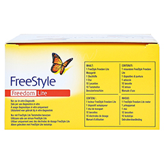 FREESTYLE Freedom Lite Set mmol/l ohne Codieren 1 Stück - Oberseite