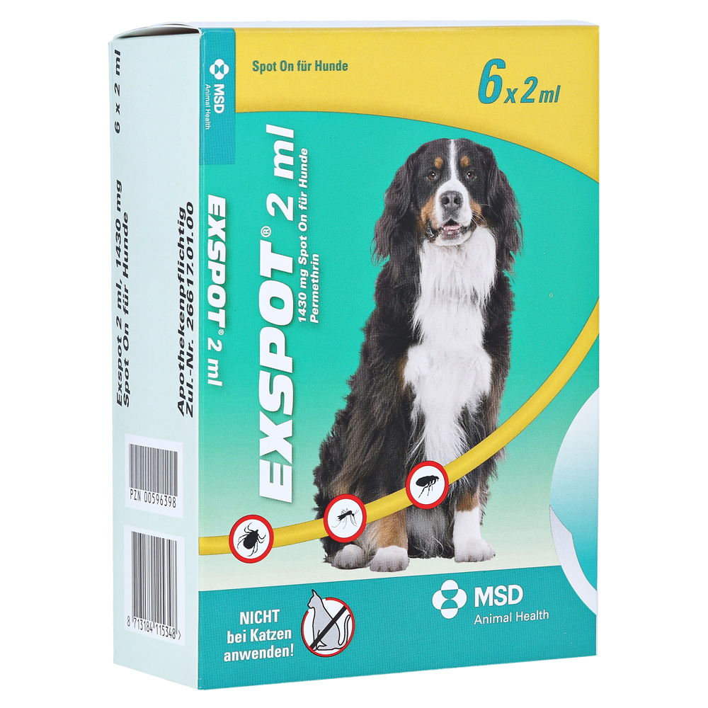 EXSPOT Lösung f.Hunde 6x2 Milliliter