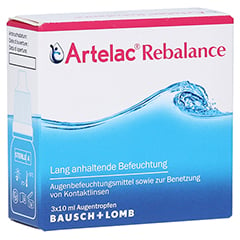 Artelac Rebalance Augentropfen 3x10 Milliliter