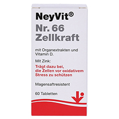 NEYVIT Nr.66 Zellkraft magensaftres.Tabletten 60 Stck - Vorderseite