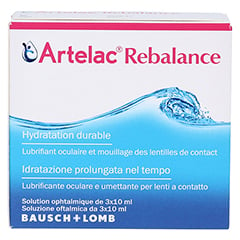 Artelac Rebalance Augentropfen 3x10 Milliliter - Rückseite