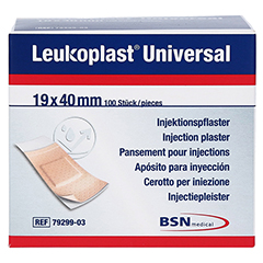 LEUKOPLAST Universal Injektionspfl.Strips 19x40 mm 100 Stck - Vorderseite