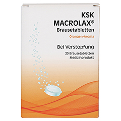 KSK Macrolax Macrogol Brausetabletten 5 g 20 Stück - Vorderseite