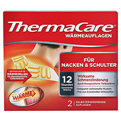 Thermacare Wärmeumschläge für Nacken und Schulter 2 Stück - Vorderseite