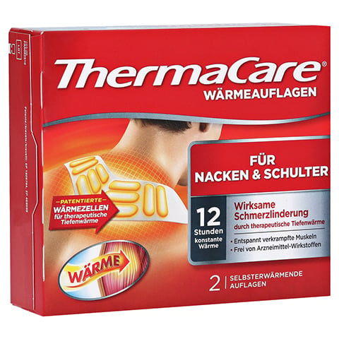 Thermacare Wärmeumschläge für Nacken und Schulter 2 Stück